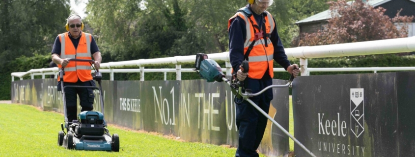 Makita XGT tools helping to maintain Keele University