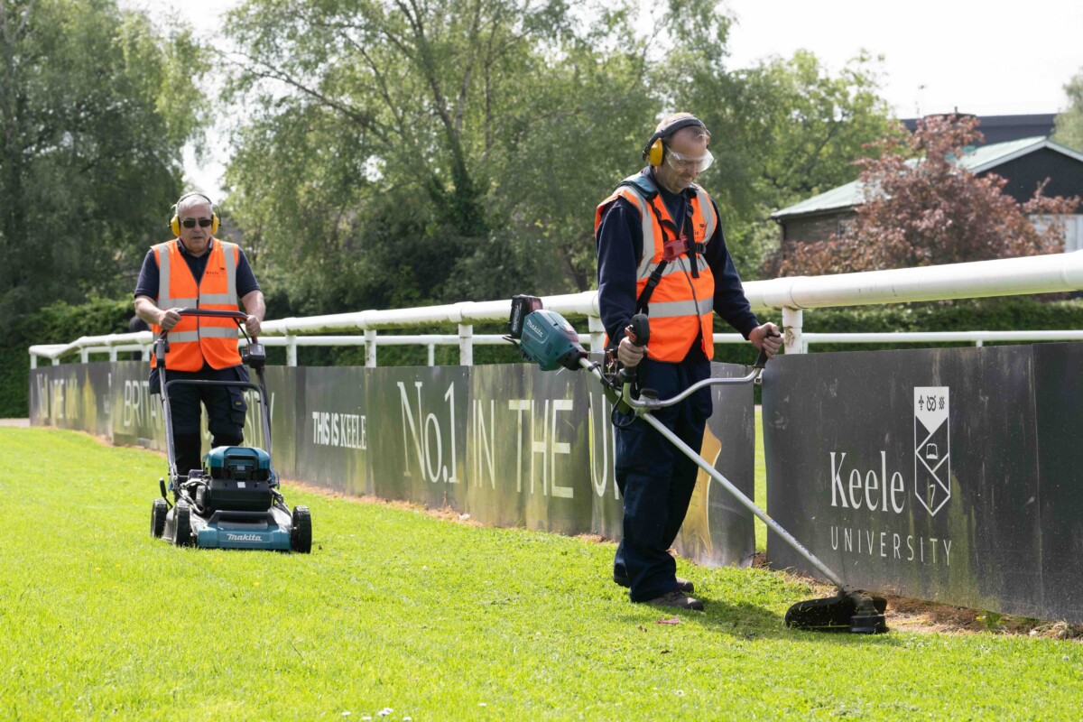 Makita XGT tools helping to maintain Keele University