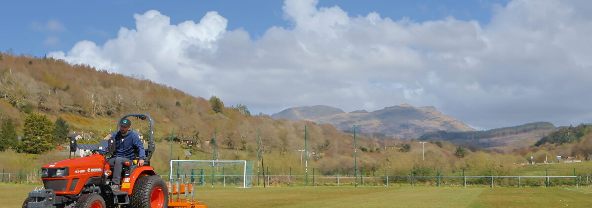 Kubota EK1-261 proves the perfect match for CPD Penrhyndeudraeth FC
