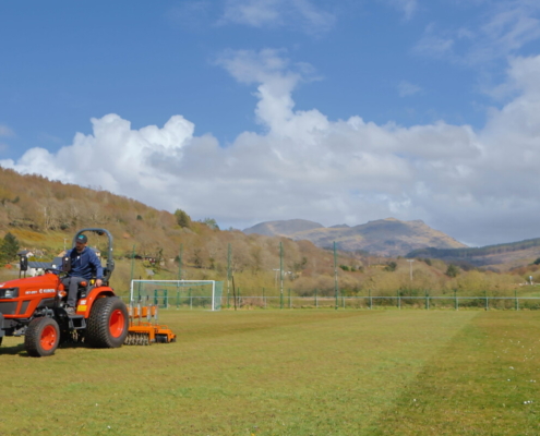 Kubota EK1-261 proves the perfect match for CPD Penrhyndeudraeth FC