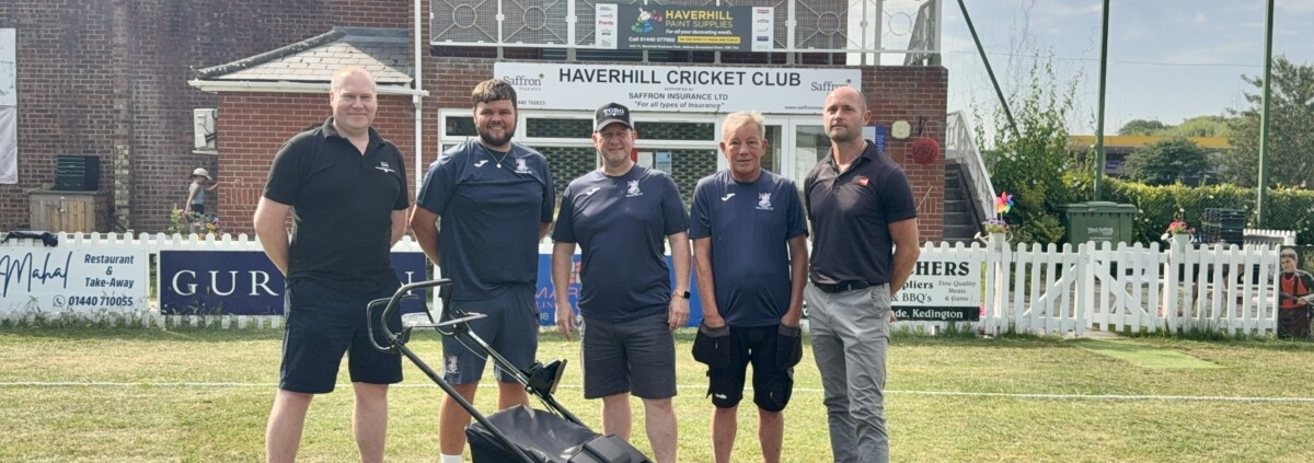 Toro Backs Grassroots Sport with Donation to Haverhill Cricket Club