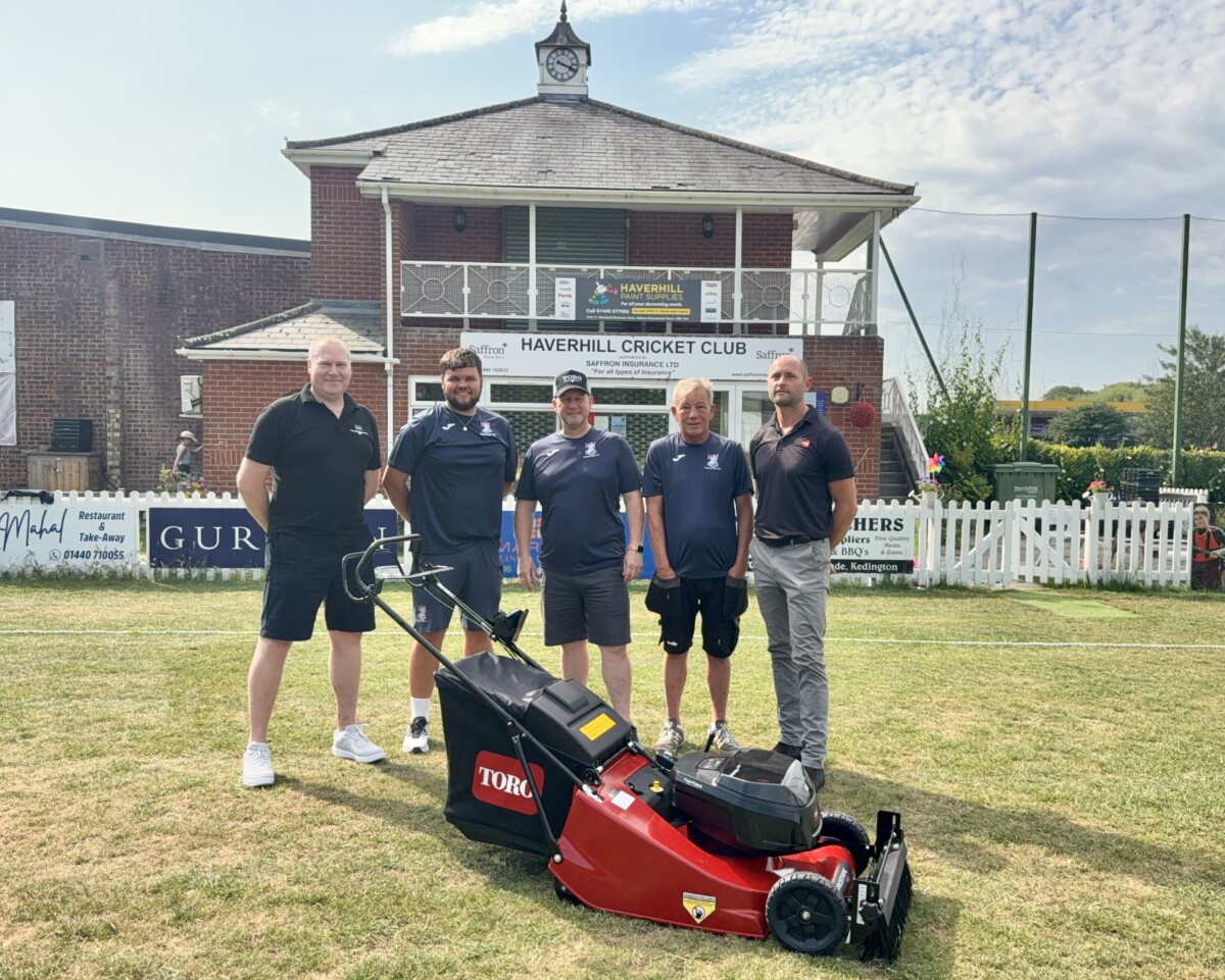 Toro Backs Grassroots Sport with Donation to Haverhill Cricket Club