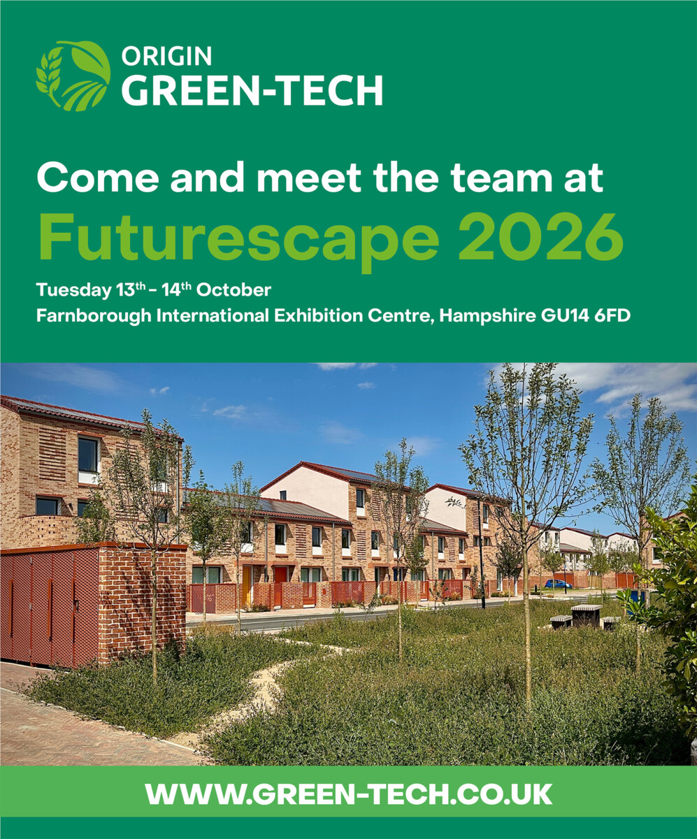Origin Green-Tech to showcase new identity and landscape solutions at Futurescape