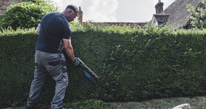 EGO’S debut single-sided pro hedge trimmer
