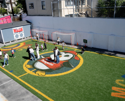 Playing for Keeps and America SCORES Bay Area Partner