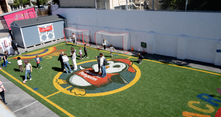 Playing for Keeps and America SCORES Bay Area Partner
